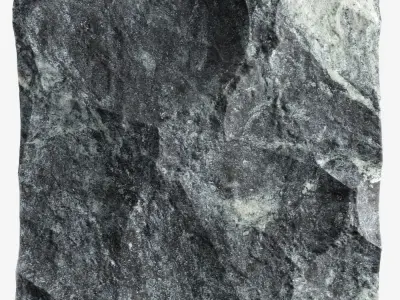 472-RockPanel piece of rock 3D model