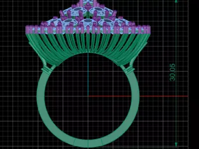 jewelry ring 334 Free 3D print model