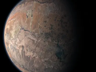 Desert Planet 08 Free 3D model