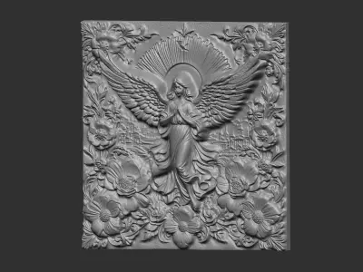 Angle frame cnc model  3D print model