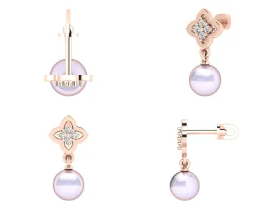 Earrings n7 3D print model