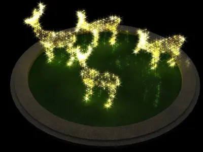 Street Square Design a309 3D model