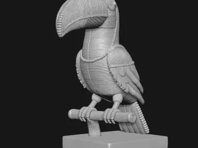 Toucan 3D print model