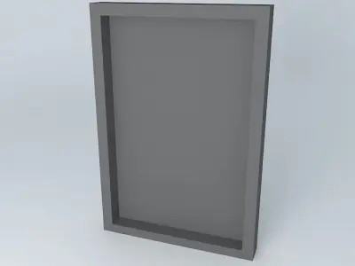 Transport framed picture of boat in water Free 3D model