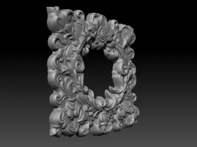 Bas relief Frame 240506 11 3D print model