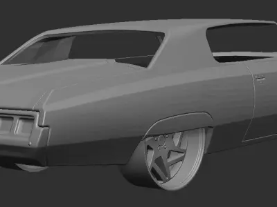 Chevrolet Impala 1973 3D print model