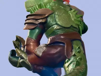 Drathar the Swamp Guardian 3D model