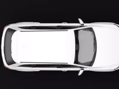Audi Q7 Tfsi e White 3D model