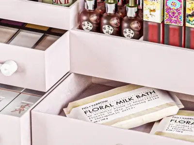 Cosmetics set for beauty salon 441 3D model