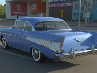 Chevrolet 1957 BelAir Sport coupe 3D model