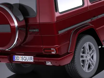 Mercedes-Benz G-Class 2017 VRAY 3D model