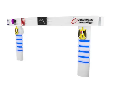 Gate Exhibition Event a375a 3D model