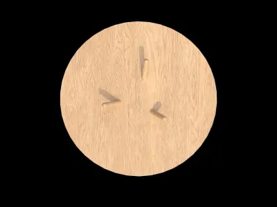 Micado Table-Oak standard lacquered Low-poly 3D model