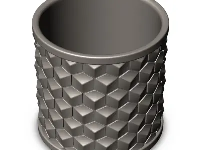 Honeycomb Pen Holder 3d model for 3d printing 3D print model