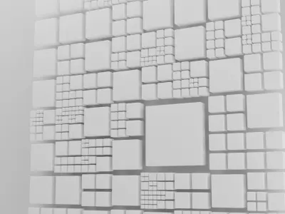 Abstract Wall Decor Free low-poly 3D model
