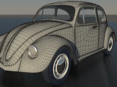 Volkswagen Beetle 1967 3d model 3D model