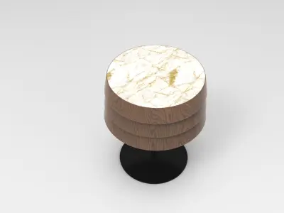 Cylo Table Lamp Low-poly 3D model