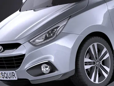 Hyundai ix35 2015 VRAY 3D model
