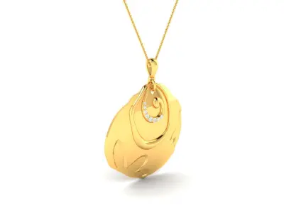 Solitaire Women Pendants 3dm STL OBJ FBX Render Details 3D print model order