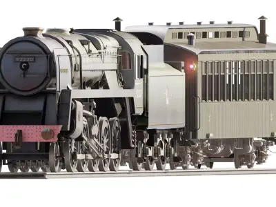 STEAM TRAIN WEST PACIFIC 3D model