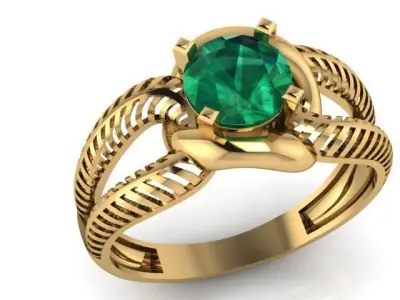 cuban rings 3D print model