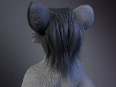 Apolo Anthro White Lion 3D model