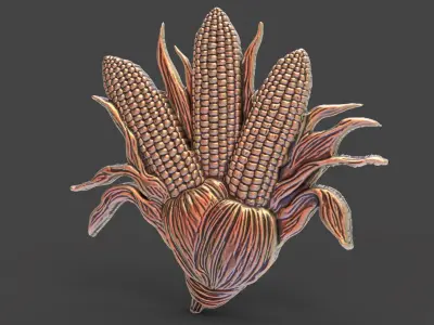fresh corn cnc 3D print model
