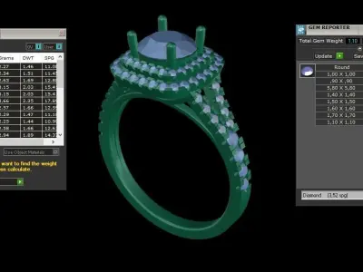 ring code 45 3D print model