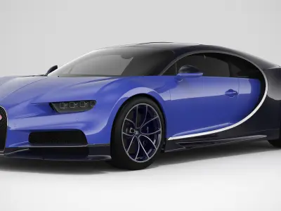 Bugatti Chiron 2023 3D model