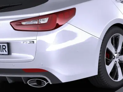 Kia Optima Sportswagon GT 2017 3D model