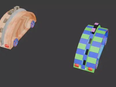 CARTOON  CAR  3D print model