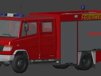 Schlingmann TSF Aufbau  3D model