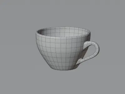 CUP OF WATER Free 3D model
