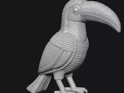 Toucan 3D print model