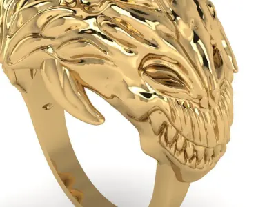 dragon ring 3D print model
