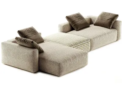 Bari Sofa By Costabella 3D model