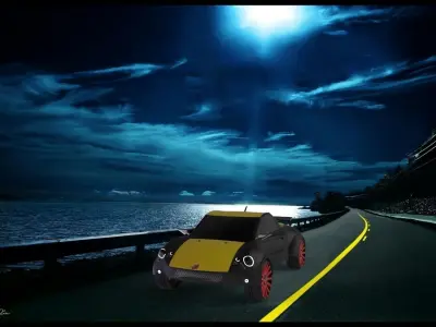 car rhino classic Free 3D model