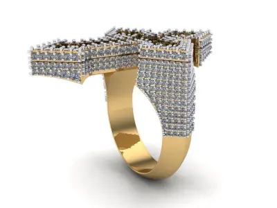 The Cross Ring 3D print model