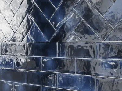 Diesel Camp White Glaze 4x12 Ceramic Tile 3D model