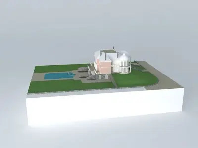 Big house Free 3D model