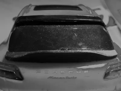 Porsche MACAN Spoiler Ducktail 3D print model