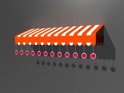 Awning 3d Model 05 3D model