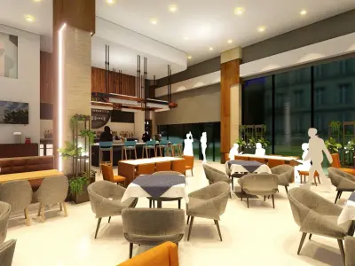 Indian Restaurant in Florida 3D model