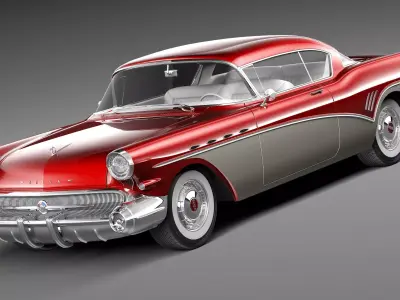 Buick Roadmaster 1957 3D model