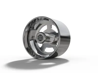 BILLET SPECIALATIES BONNEVILLE WHEEL  3D print model
