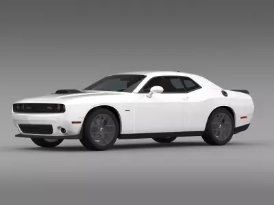 Dodge Challenger RT Shaker LC 2015 3D model