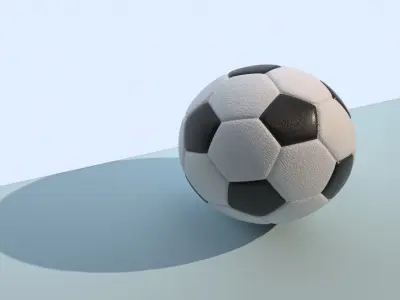 Classic Soccer Ball - Football Free low-poly 3D model