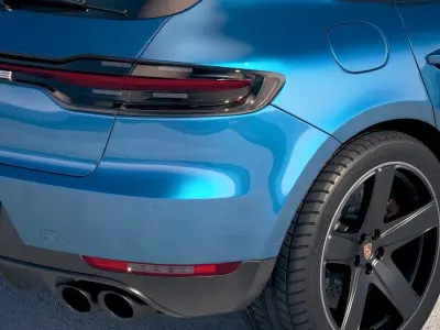 Porsche Macan 2019 3D model