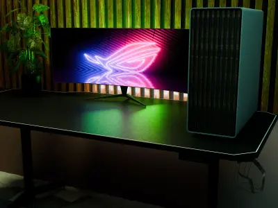 Setup de Gaming Moderne 3D model