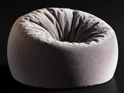 Bean bag Round 3D model